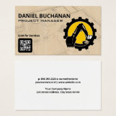 zware machines | Architectuur | ingenieur Visitekaartje (Voorkant /achterkant)