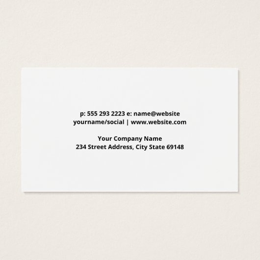 zware machines | Architectuur | ingenieur Visitekaartje (Achterkant)