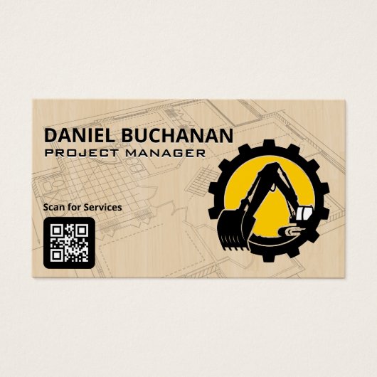 zware machines | Architectuur | ingenieur Visitekaartje (Voorkant)