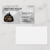 Zware machines mijnbouwvoertuig | Constructie Visitekaartje (Voorkant / Achterkant)