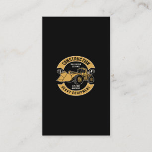 zware machines voor de bouw van bulldozers visitekaartje