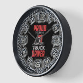 Zware Medaille Trots Om Vrachtwagenchauffeur Te Zi (Hoek)