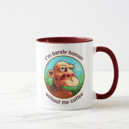 Zware menselijke koffie mok