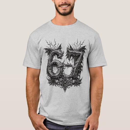 Zware Metal 67 Absurdistische Hersenspoeling Grapp T-shirt (Voorkant)