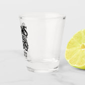 Zware Metal Custom vrijgezellenfeest Rock N' Roll Shot Glas (Rechts)