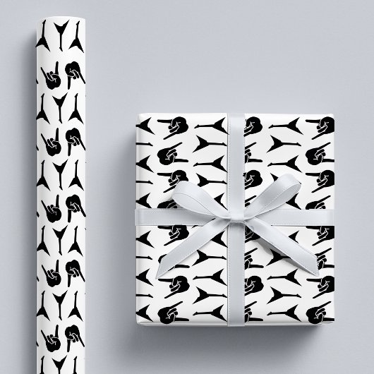 Zware Metal Gitaar Rock & Roll Cadeaupapier