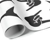 Zware Metal Gitaar Rock & Roll Cadeaupapier (Rol Hoek)