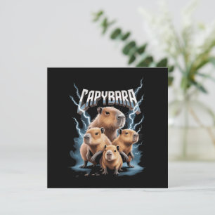 Zware Metal Kerstmis Cavia Grappige Kerstgeschenke Feestdagenkaart