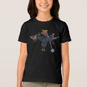 Zware Metal Kippen Tri-Blend Shirt (Voorkant)