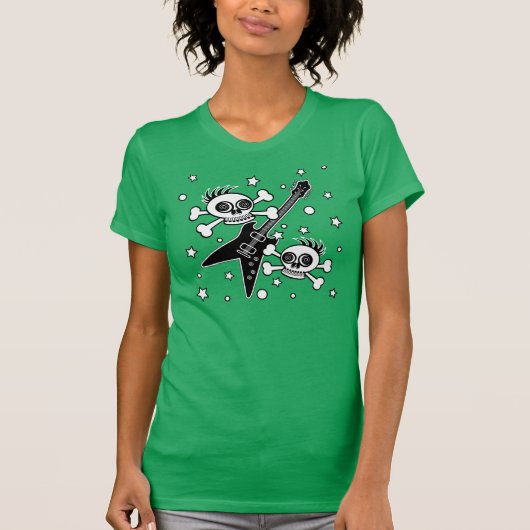 Zware Metal Schedels T-shirt (Voorkant)