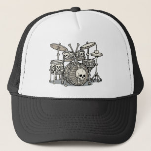 Zware Metal Skelet Drumstel Trucker Pet