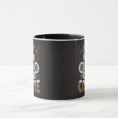 Zware Metal Zwart Koffie Grappig Cadeau Mok (Midden)
