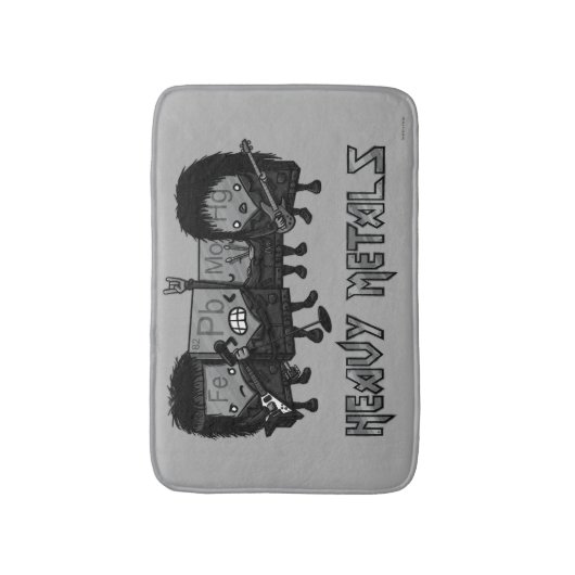 Zware metalen badmat (Voorkant Verticaal)