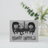 Zware metalen briefkaart (Staand voorkant)