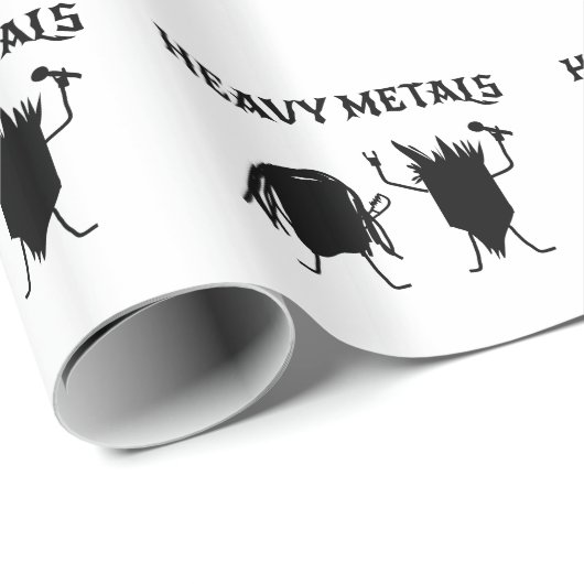 Zware metalen cadeaupapier (Rol Hoek)