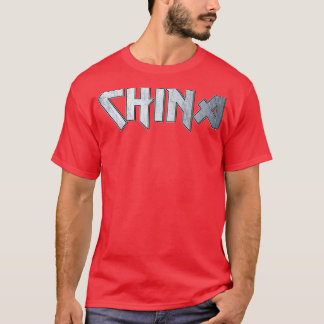 Zware metalen China T-shirt