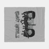 Zware metalen fleece deken (Voorkant (Horizontaal))
