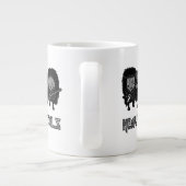 Zware metalen grote koffiekop (Achterkant)