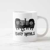 Zware metalen grote koffiekop (Rechts)