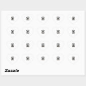 Zware Metalen Halloween Kerkhof Vectorontwerp_1 Hart Sticker (Vel)