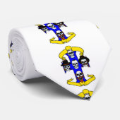 zware metalen Hanukkah interreligieuze kruisrebbis Stropdas (Opgerold)