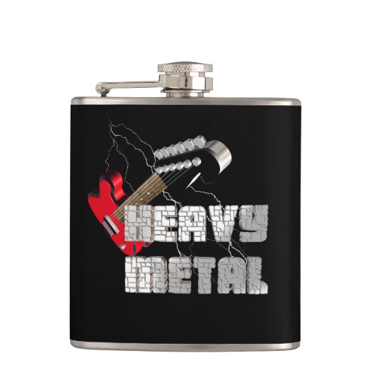 Zware metalen heupfles (Voorkant)