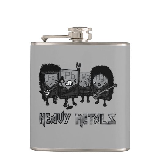 Zware metalen heupfles (Voorkant)