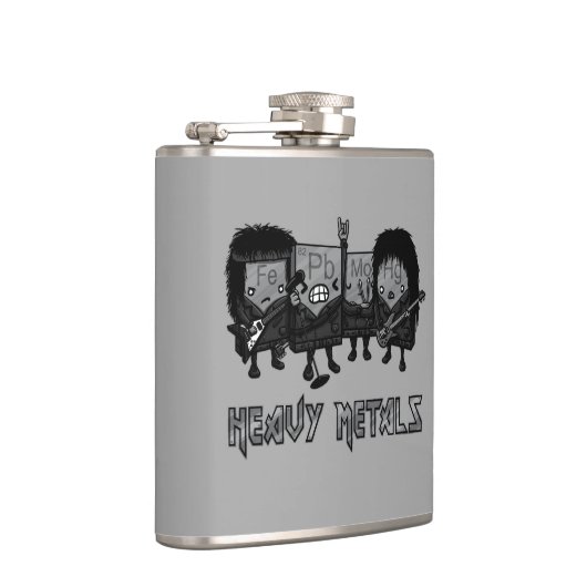 Zware metalen heupfles (Rechts)