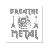 Zware metalen kat  zelfinktende stempel (Design)