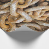 Zware metalen ketting cadeaupapier (Hoek)