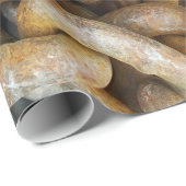 Zware metalen ketting cadeaupapier (Rol Hoek)