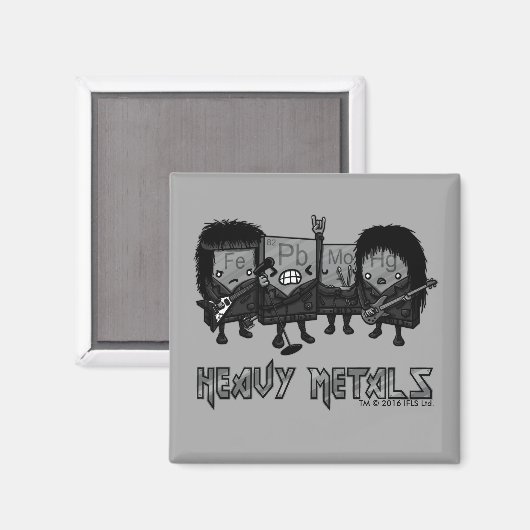 Zware metalen magneet (Voorkant / Achterkant)