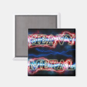 Zware metalen magneet (Voorkant / Achterkant)