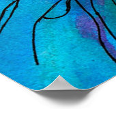 Zware metalen mond, kop botpartij poster (Hoek)