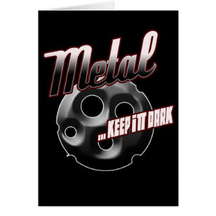 Zware metalen muziek in shirt pet sticker