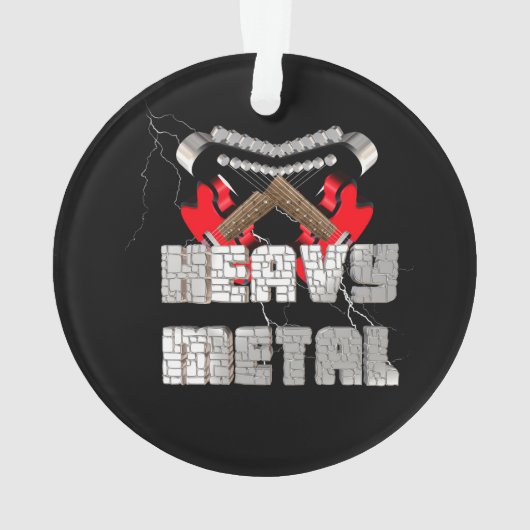 Zware metalen ornament (achterkant)