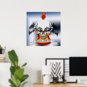 Zware metalen Poster (Thuiskantoor)