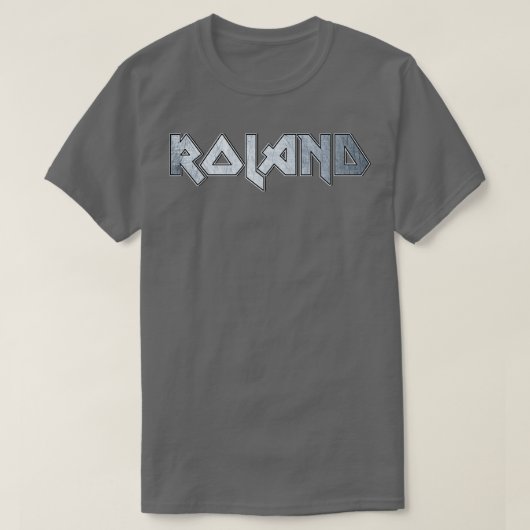 Zware metalen Roland T-shirt (Design voorkant)