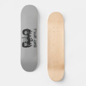 Zware metalen skateboard (Voorkant)