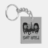 Zware metalen sleutelhanger (Voorkant Links)