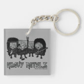 Zware metalen sleutelhanger (Achterkant)