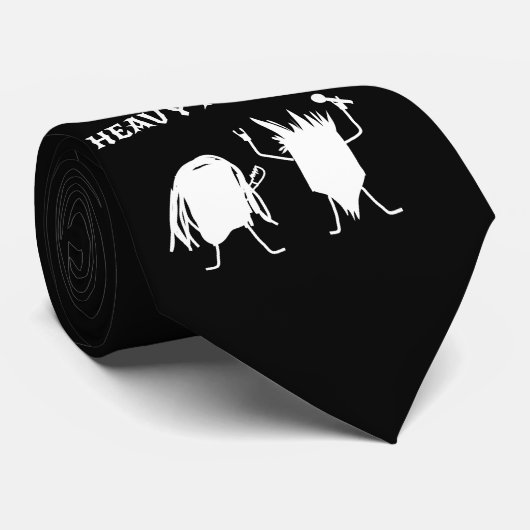 Zware metalen stropdas (Opgerold)