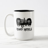 Zware metalen tweekleurige koffiemok (Links)