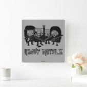 Zware metalen vierkante klok (Huis)