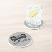 Zware metalen zandsteen onderzetter (Zijkant)