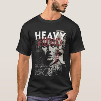 Zware Mind Aesthetische Streetwear | Grunge Grafis T-shirt
