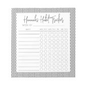 Zware minimumafmetingen voor de handmatige bevesti notitieblok (Voorkant)