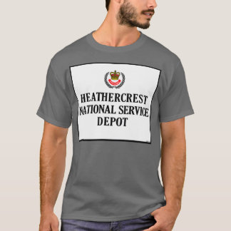 ZWARE NATIONALE DIENSTDEPOT T-SHIRT