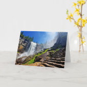 Zware Nevel van het Lente Nationale Park Yosemite Kaart (Gele Bloem)