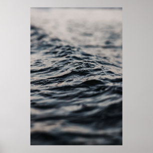 Zware oceaan overdag poster